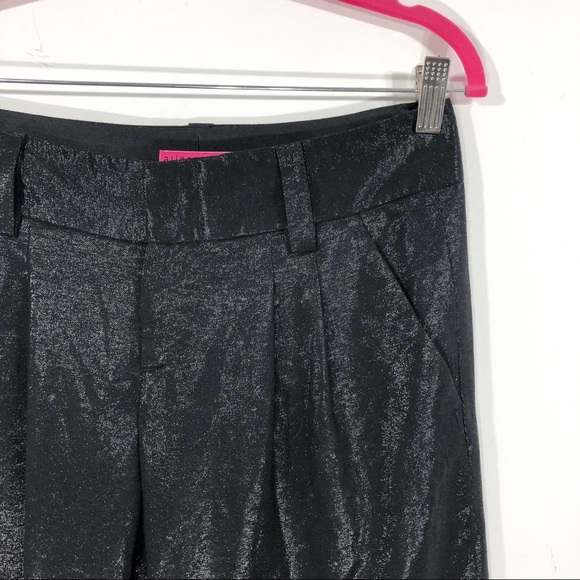 ❗️LAST CHANCE ALICE + OLIVIA Metallic Wide Trouser - Picture 3 of 6